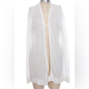 Armani Exchange Sheer White Swim Cover-Up